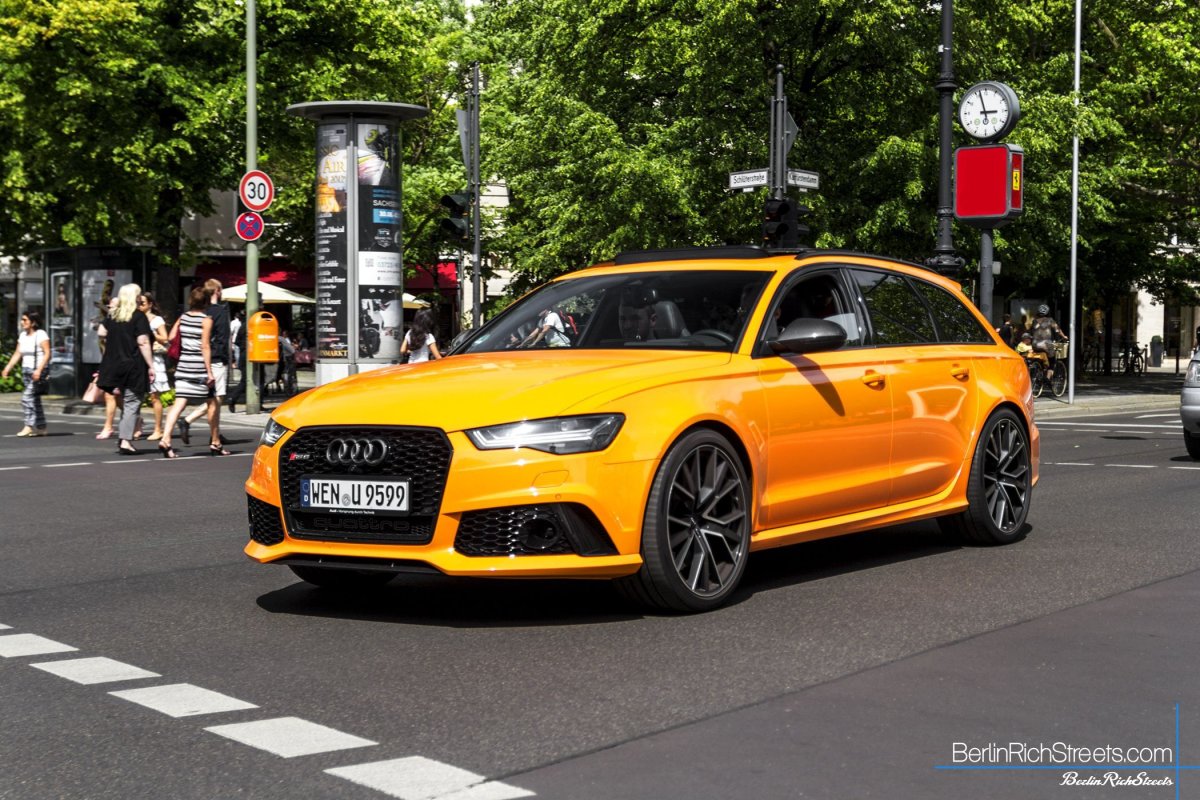 Audi RS6 C7 Avant (2015) Performance spotted in Berlin — BerlinRichStreets
